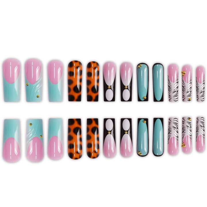 Artistic Long Acrylic Nail Enhancements Stornfield