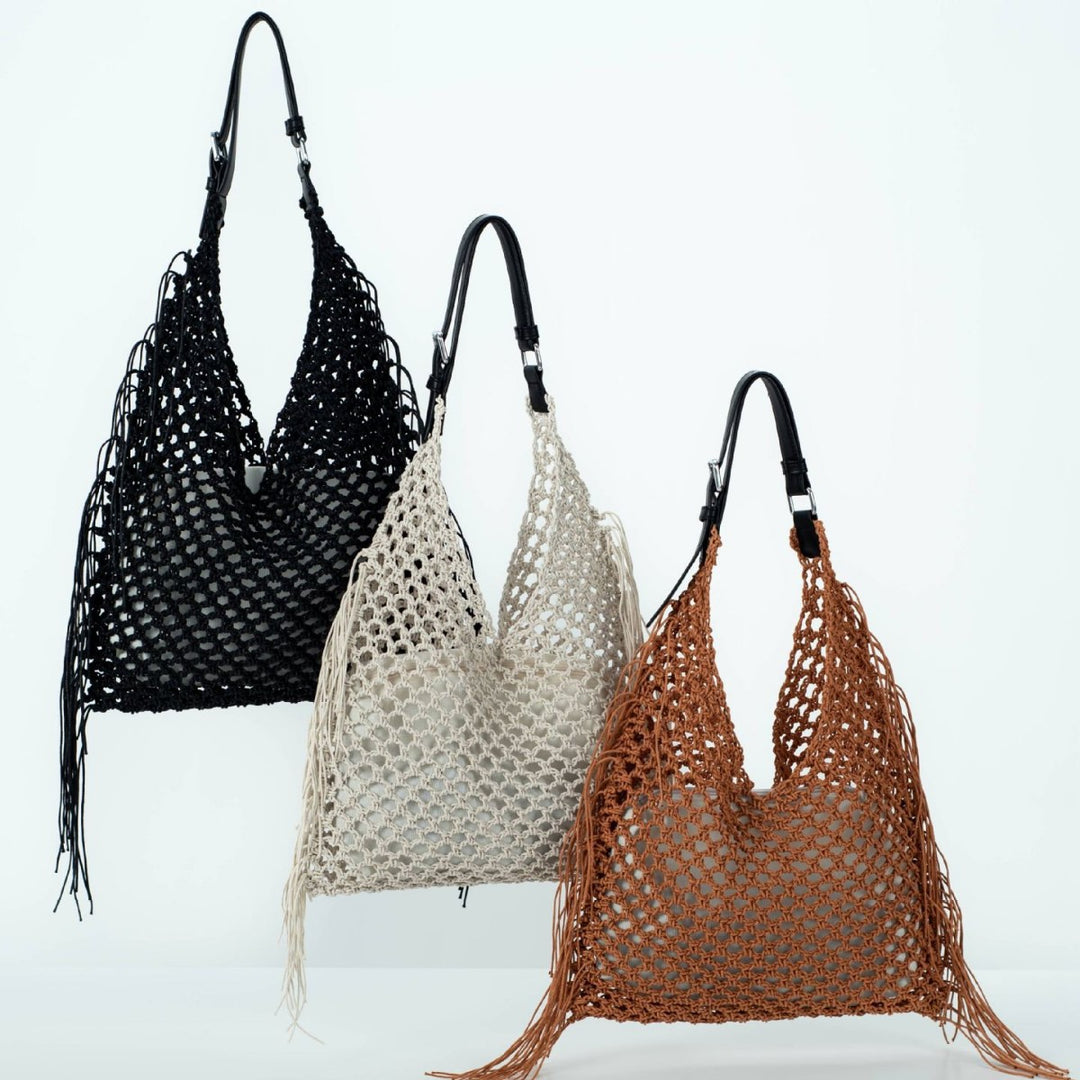 Trendy, Handcrafted Mesh Handbag Stornfield