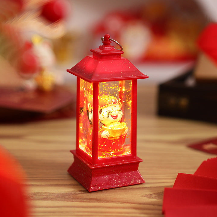 Decorative LED Lantern with festive motif Stornfield