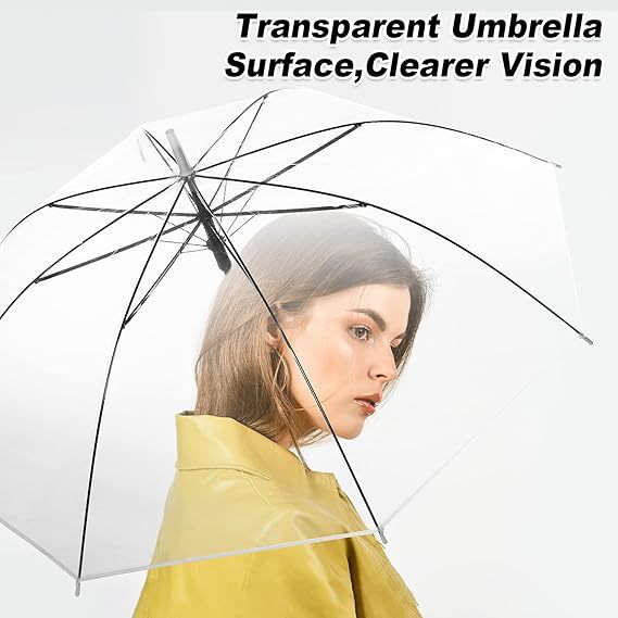 Ladies Transparent Umbrella with Elegant Design Stornfield