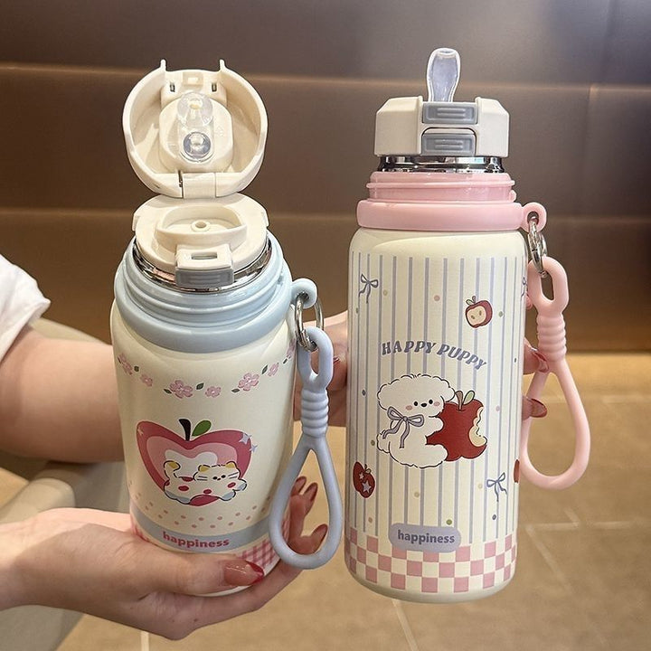 Ladies Insulated Drinking Cup with Cheerful Rabbit Design Stornfield