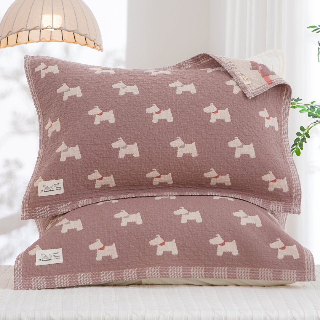 Ladies pillowcase with playful horse motif Stornfield