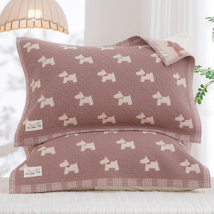 Ladies pillowcase with playful horse motif Stornfield