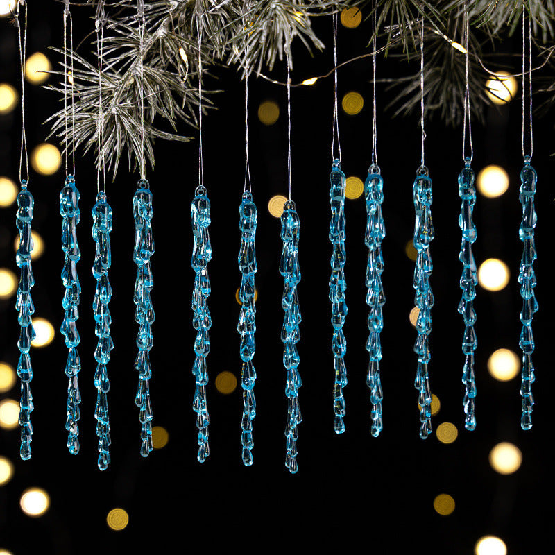 Decorative Christmas lights string with icicle design Stornfield