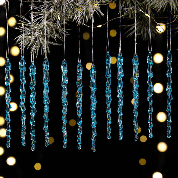 Decorative Christmas lights string with icicle design Stornfield