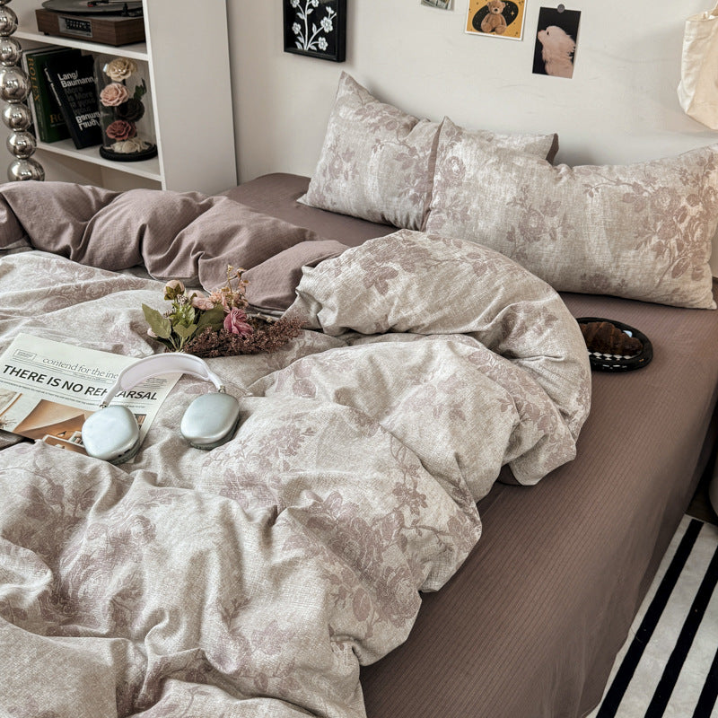 Floral Patterned Duvet Cover Set