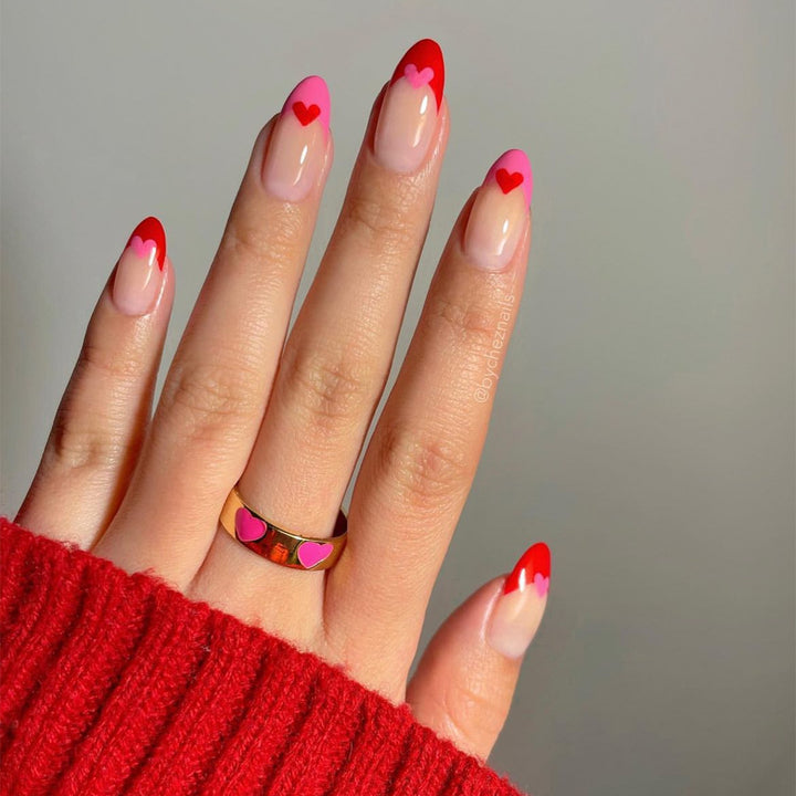 Nail art set with heart design Stornfield