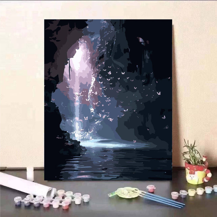 Floral Fantasy Paint by Numbers Wall Art Stornfield