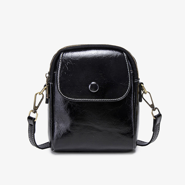 Vintage Leather Crossbody Bag