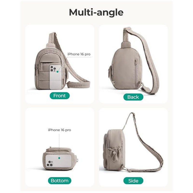 Comfortable sling bag with multiple compartments Stornfield