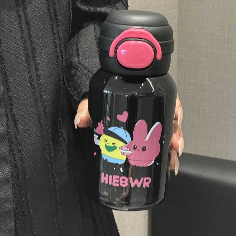 Women's Stainless Steel Water Bottle with Funny Cartoon Design Stornfield