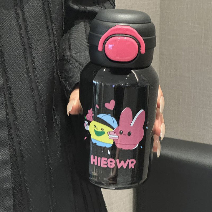 Women's Stainless Steel Water Bottle with Funny Cartoon Design Stornfield