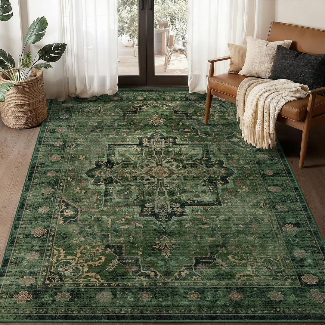 Elegant Vintage-Style Area Rug