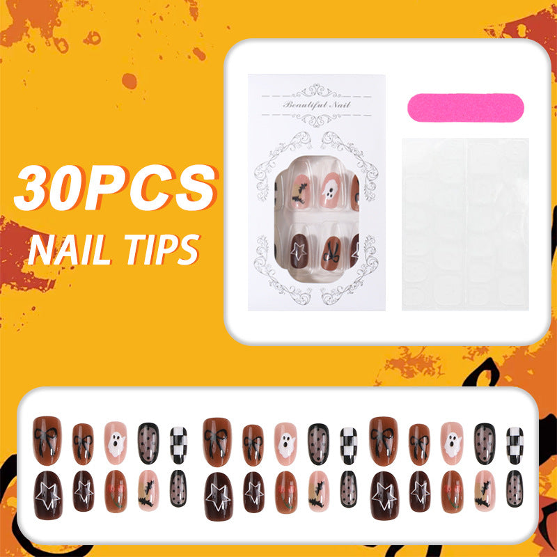 Creative Halloween Themed Press-On Nail Tips Stornfield