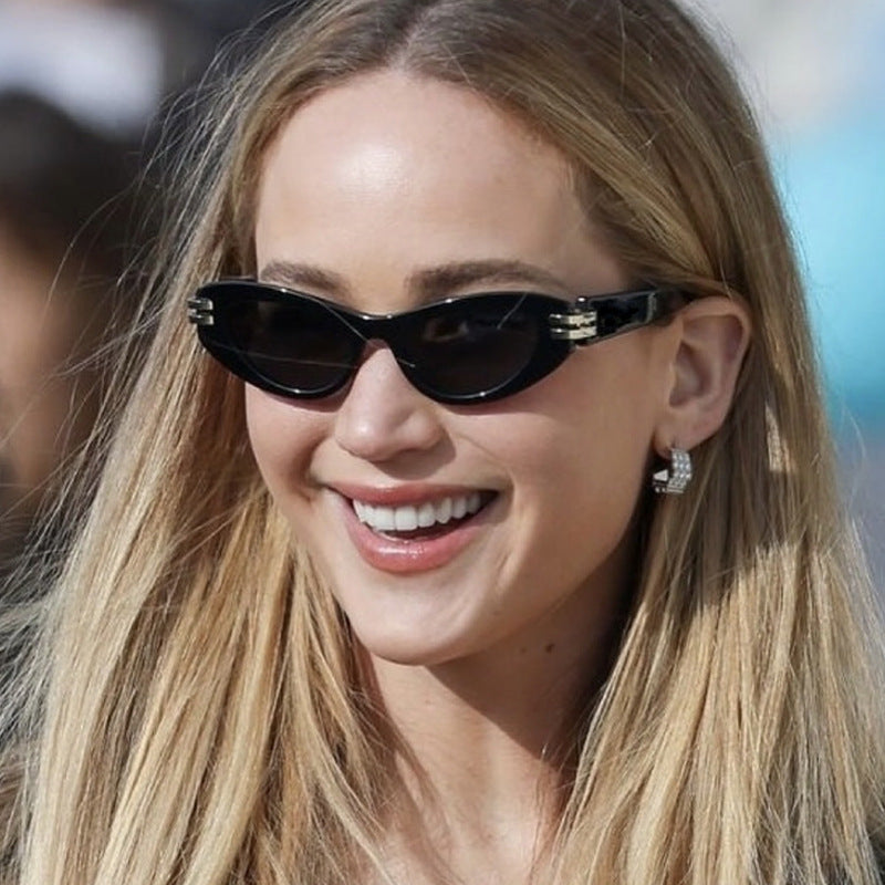 Ladies Cat-Eye Sunglasses with Luxurious Accents Stornfield