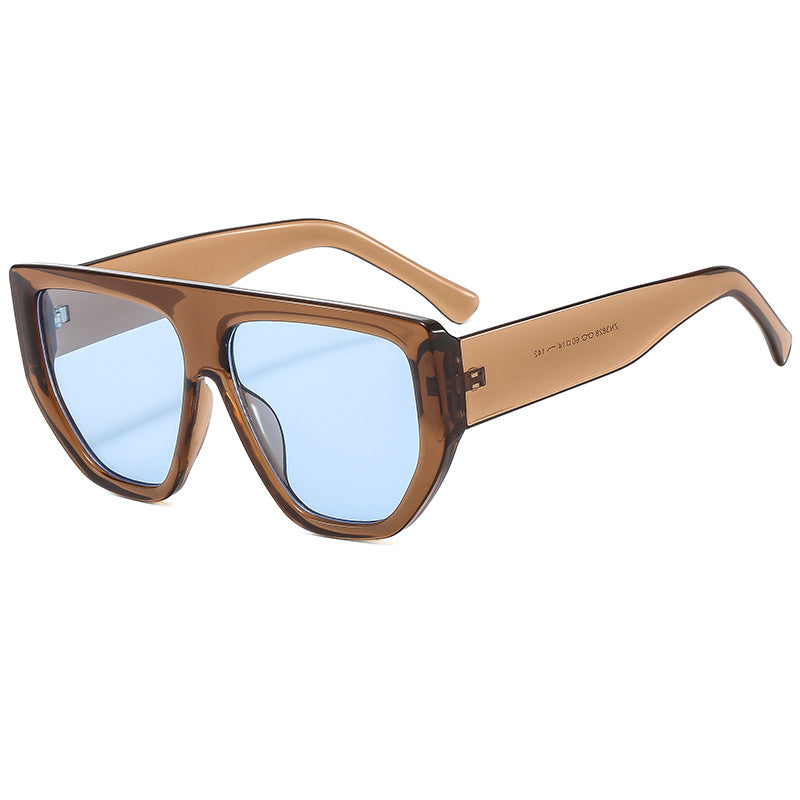 Women's Oversized Sunglasses with Stylish Geometric Frame Stornfield
