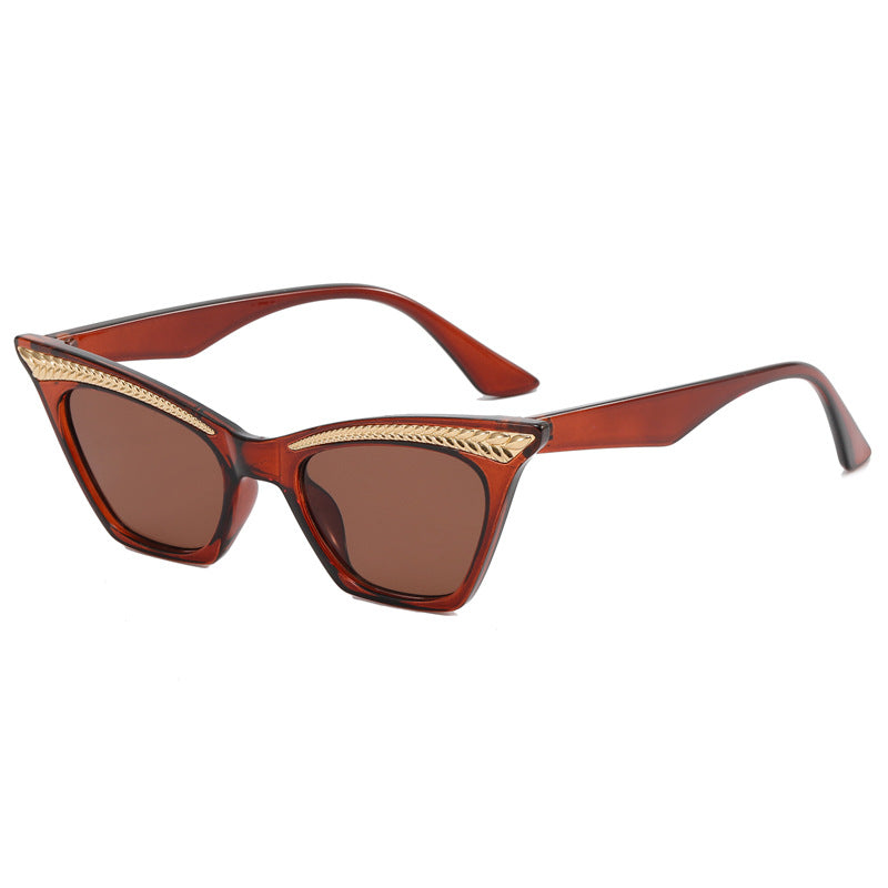 Ladies Cat-Eye Sunglasses with Luxurious Detail Stornfield