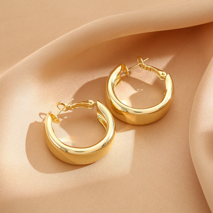 Elegant and Modern Creoles Made of High-Quality Metal Stornfield