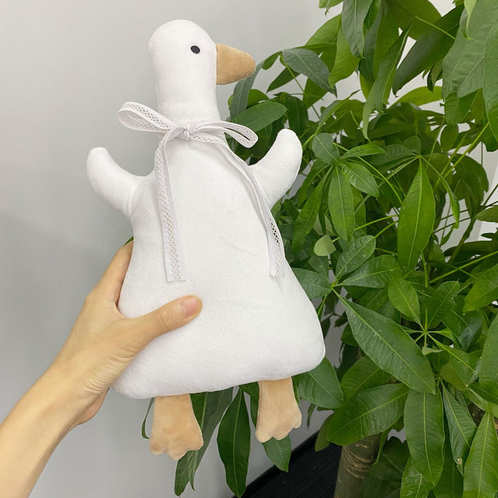 Handmade Organic Linen Bunny Doll with Long Limbs