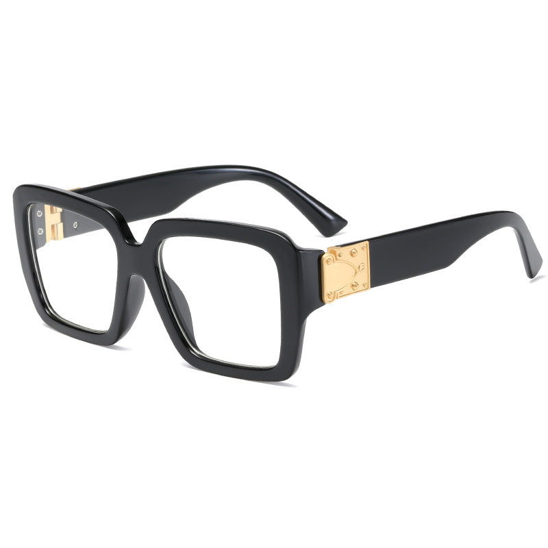 Women's oversized fashionable sunglasses with luxurious metal accents Stornfield