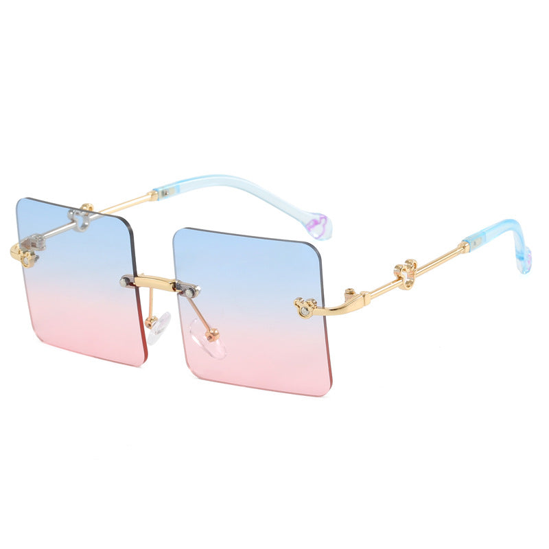 Women's square sunglasses with luxurious, high-quality frame Stornfield