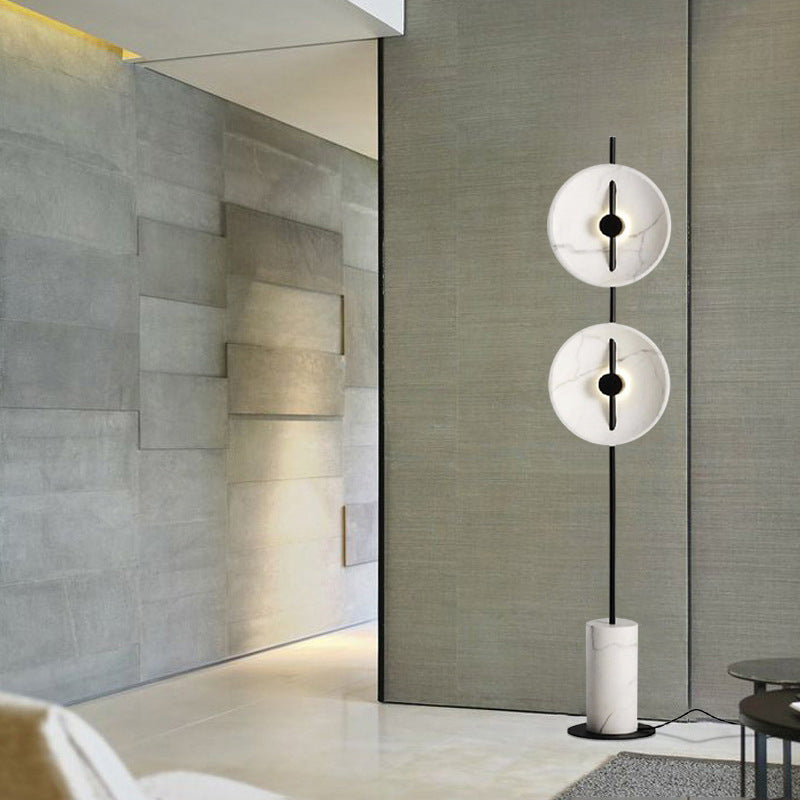 Modern Double Sphere Floor Lamp