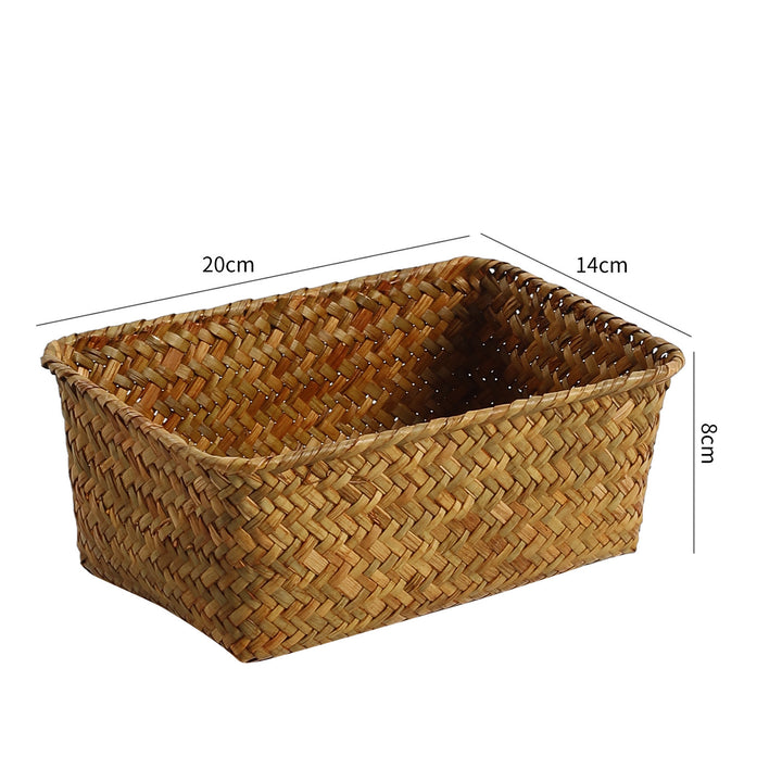 Unisex storage basket made of natural woven Stornfield