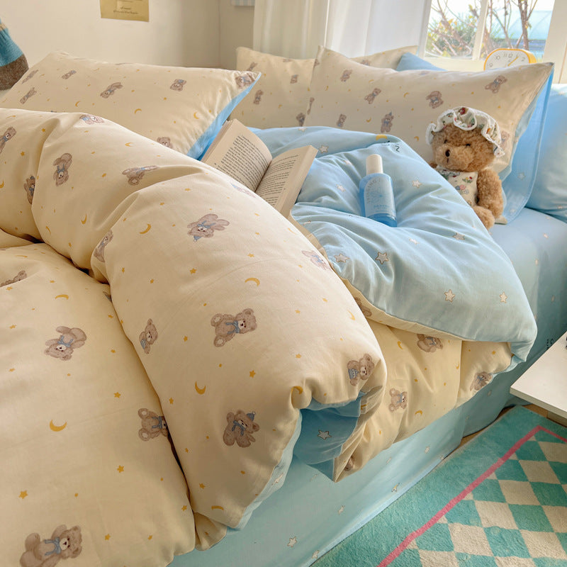 Cartoon-Themed Cozy Comforter Set