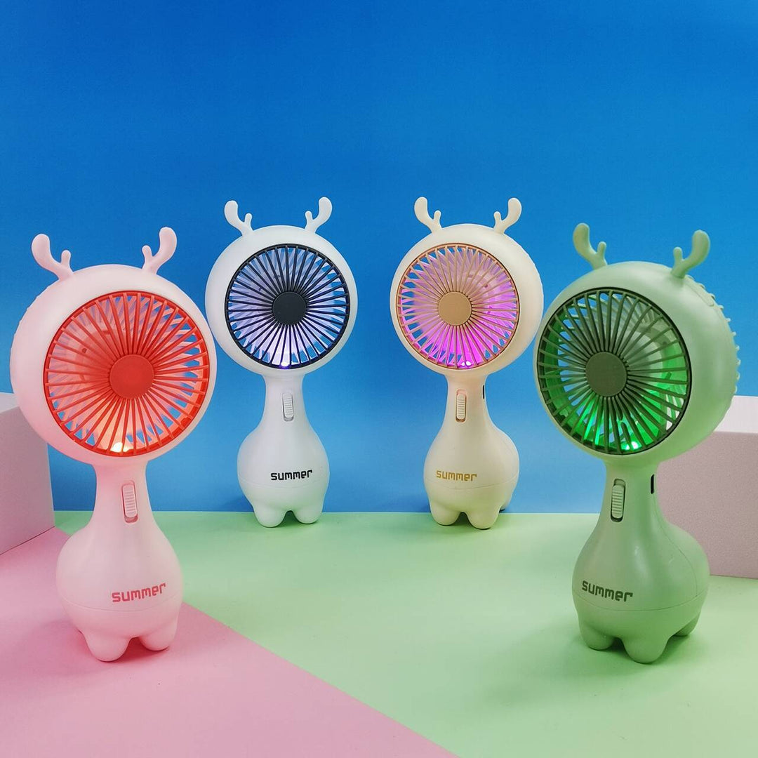 Women Portable Mini Fan in Cute Rabbit Design Stornfield