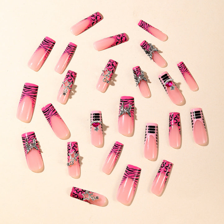Glamorous 3D Glitter Nail Art Extensions Stornfield
