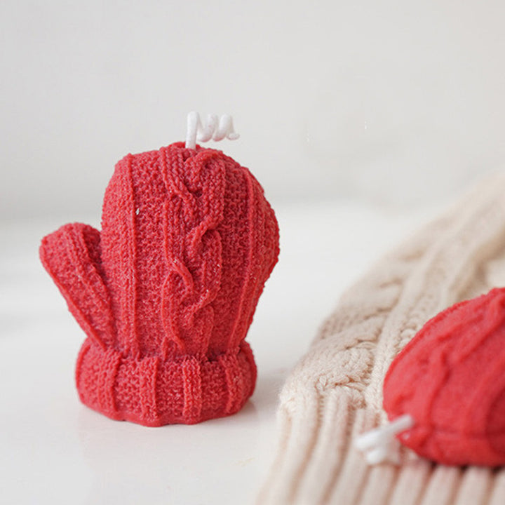 Soft Cable-Knit Baby Mittens with Elastic Cuff and Attached Wrist Cord