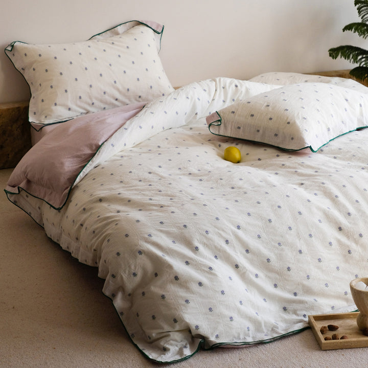 Elegant Embroidered Duvet Cover Set