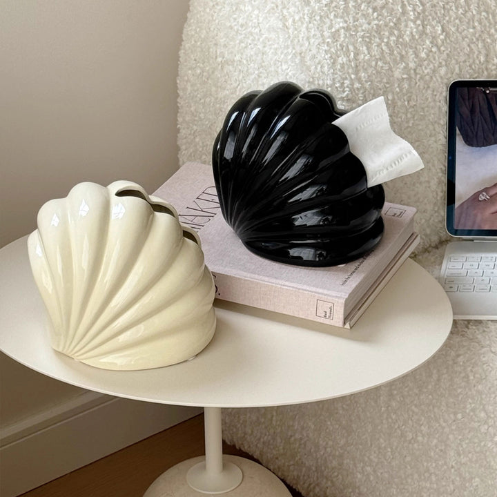 Decorative Shell-Shaped Ceramic