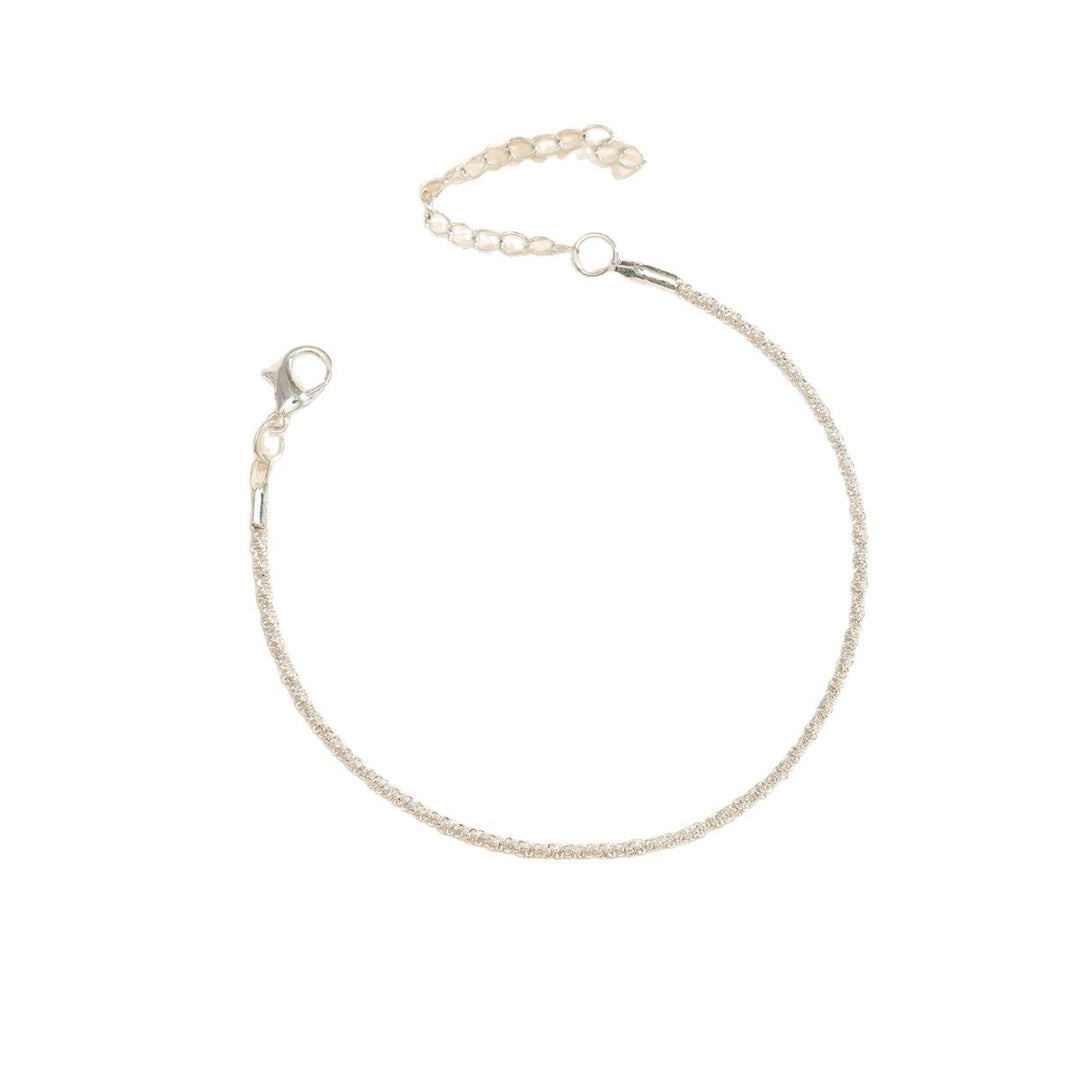 Sleek Adjustable Crystal Ankle Bracelet Stornfield