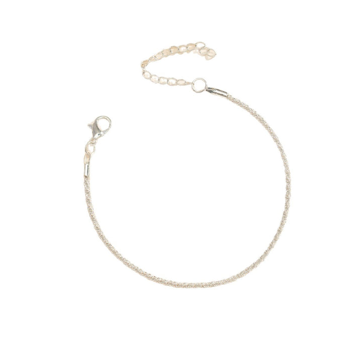 Sleek Adjustable Crystal Ankle Bracelet Stornfield