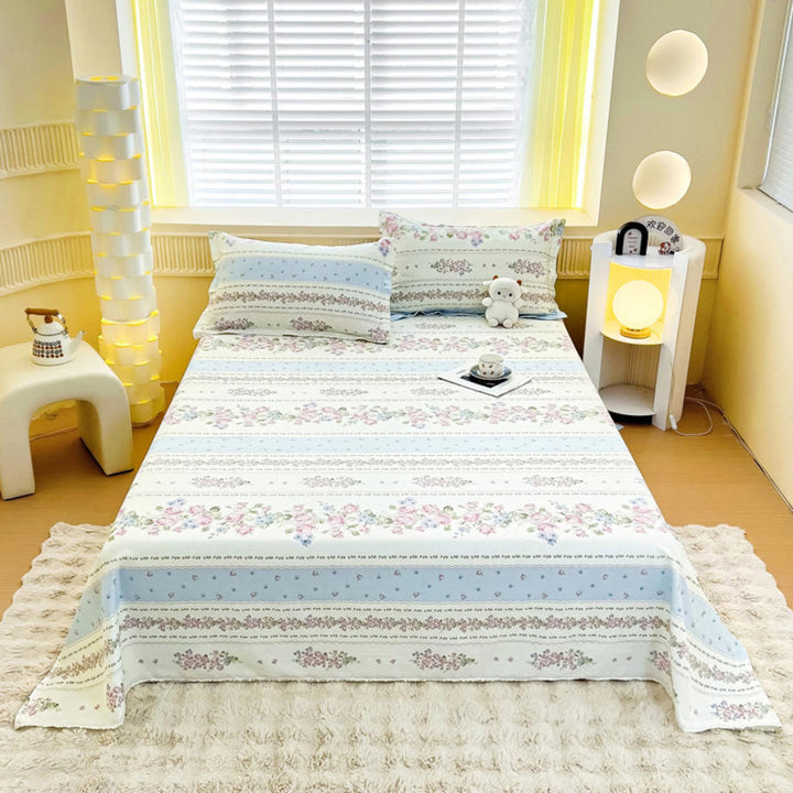 Stylish Plaid Bedspread Set
