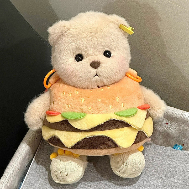 Cuddly toy with hamburger application Stornfield