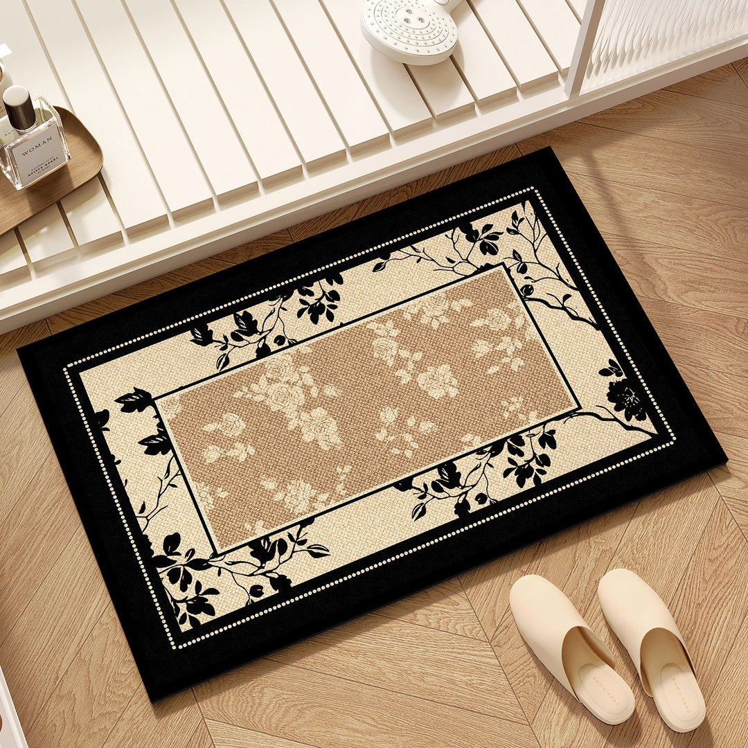 Elegant Floral-Patterned Area Rug