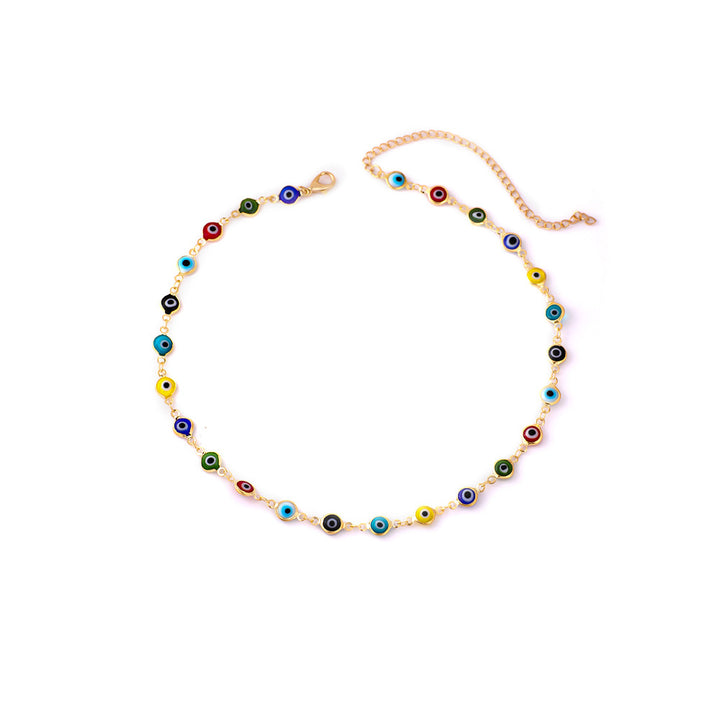 Decorative Evil Eye Charm Necklace Stornfield