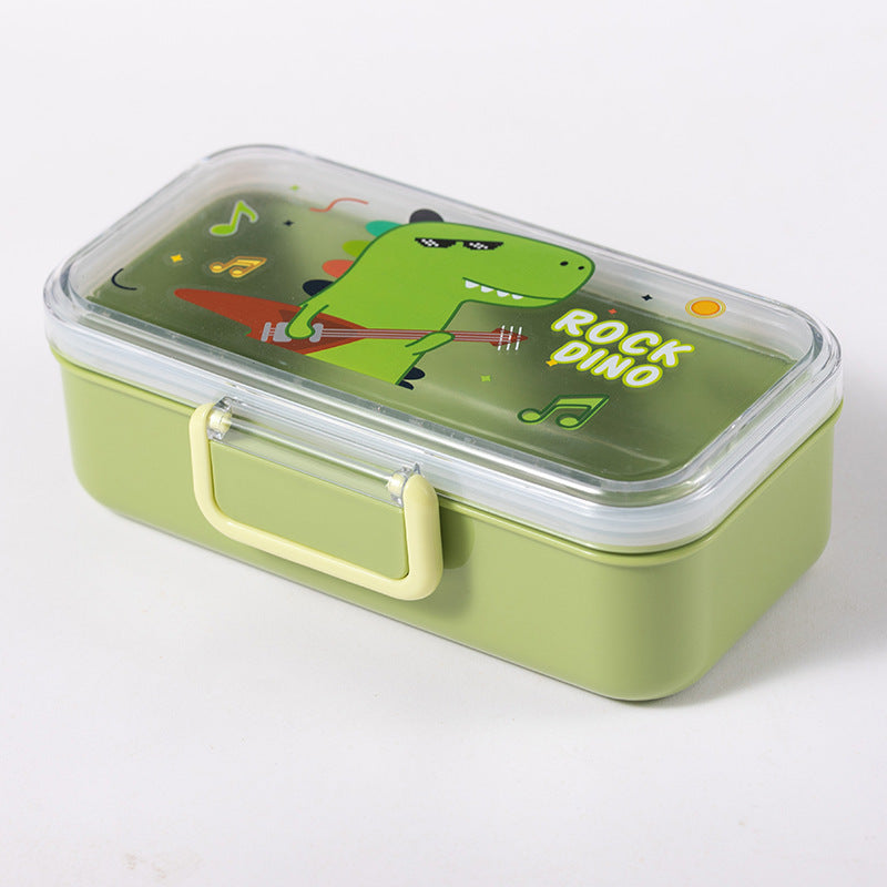 Cartoon-Themed Stainless Steel Lunch Box