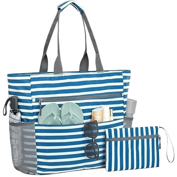 Spacious beach bag with multiple compartments Stornfield