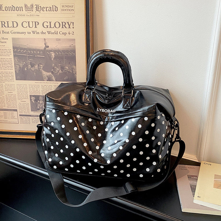Stylish Polka Dot Travel Duffel Bag Stornfield