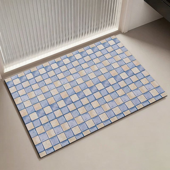 Mosaic Pattern Bath Mat Stornfield