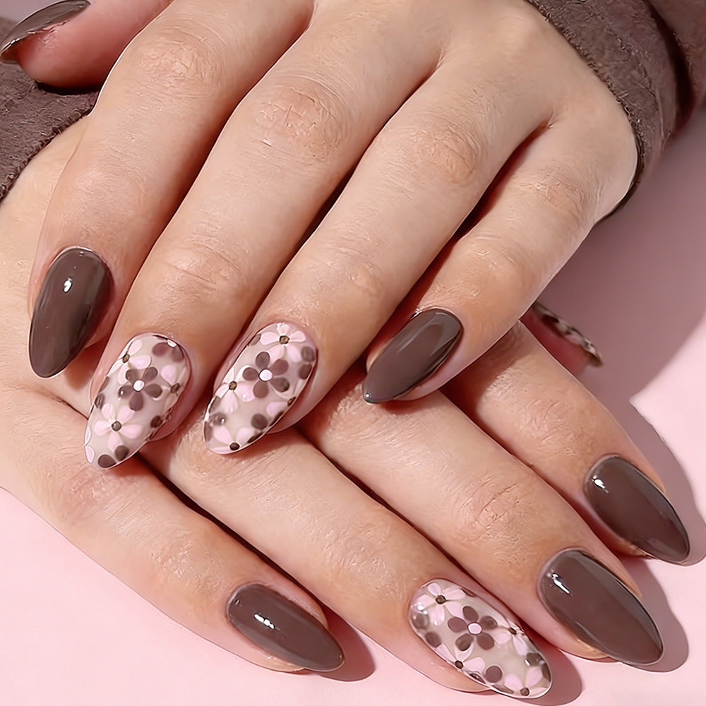 Floral Print Gel Nail Art Set Stornfield