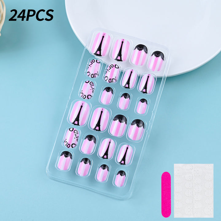 Themed Summer Beach Nail Art Press-On Nails Stornfield