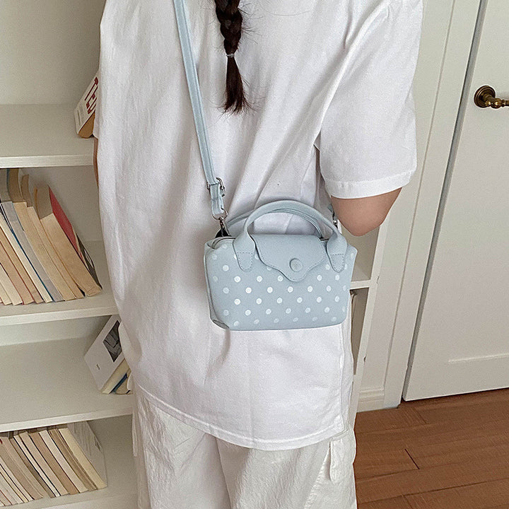 Polka Dot Handheld Satchel