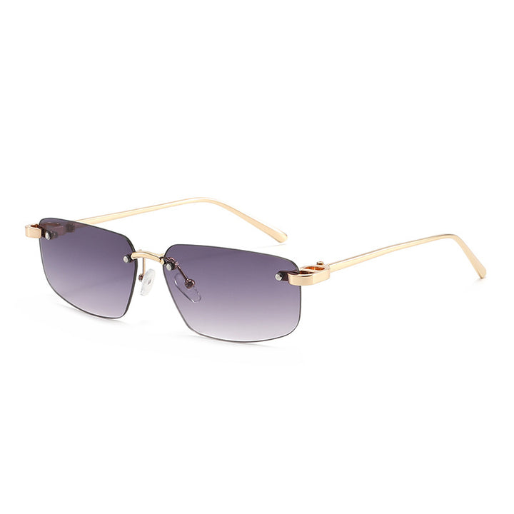 Ladies fashionable rectangular sunglasses with minimalist frame Stornfield