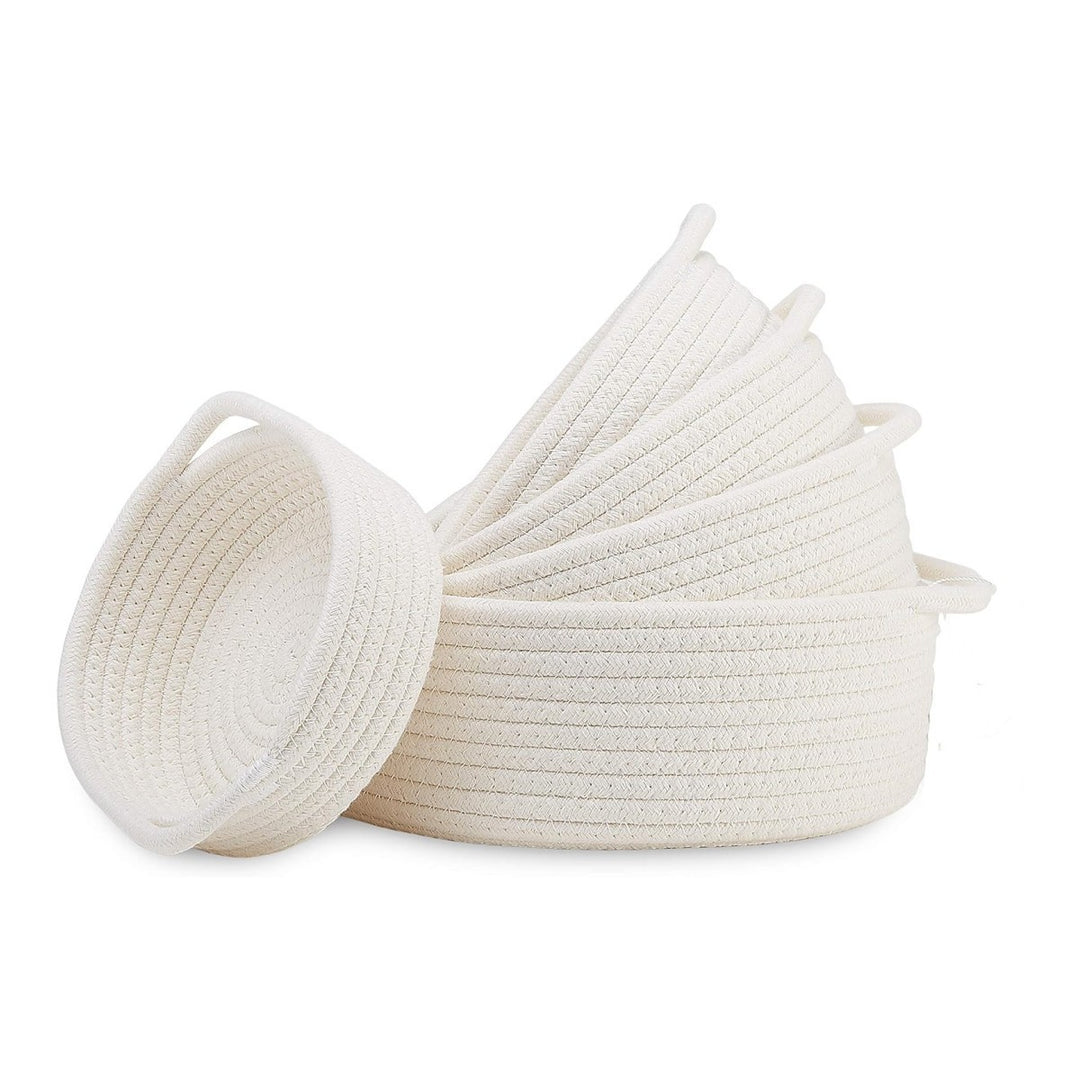 Women High-Quality Storage Basket Set made of Natural Cotton Material Stornfield