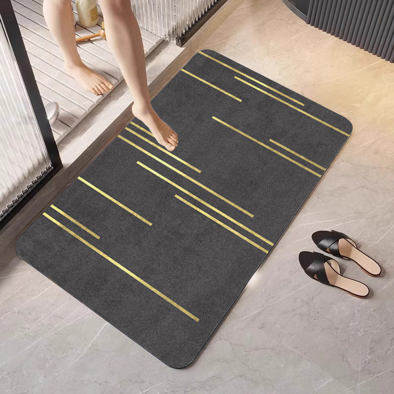 Geometric Patterned Bathroom Mat Stornfield