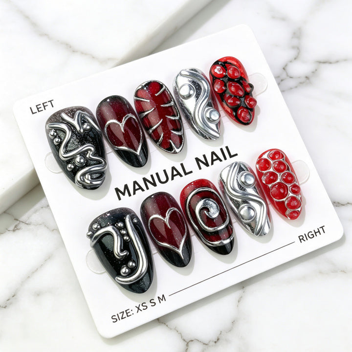 Decorative Artistry Press-On Nails